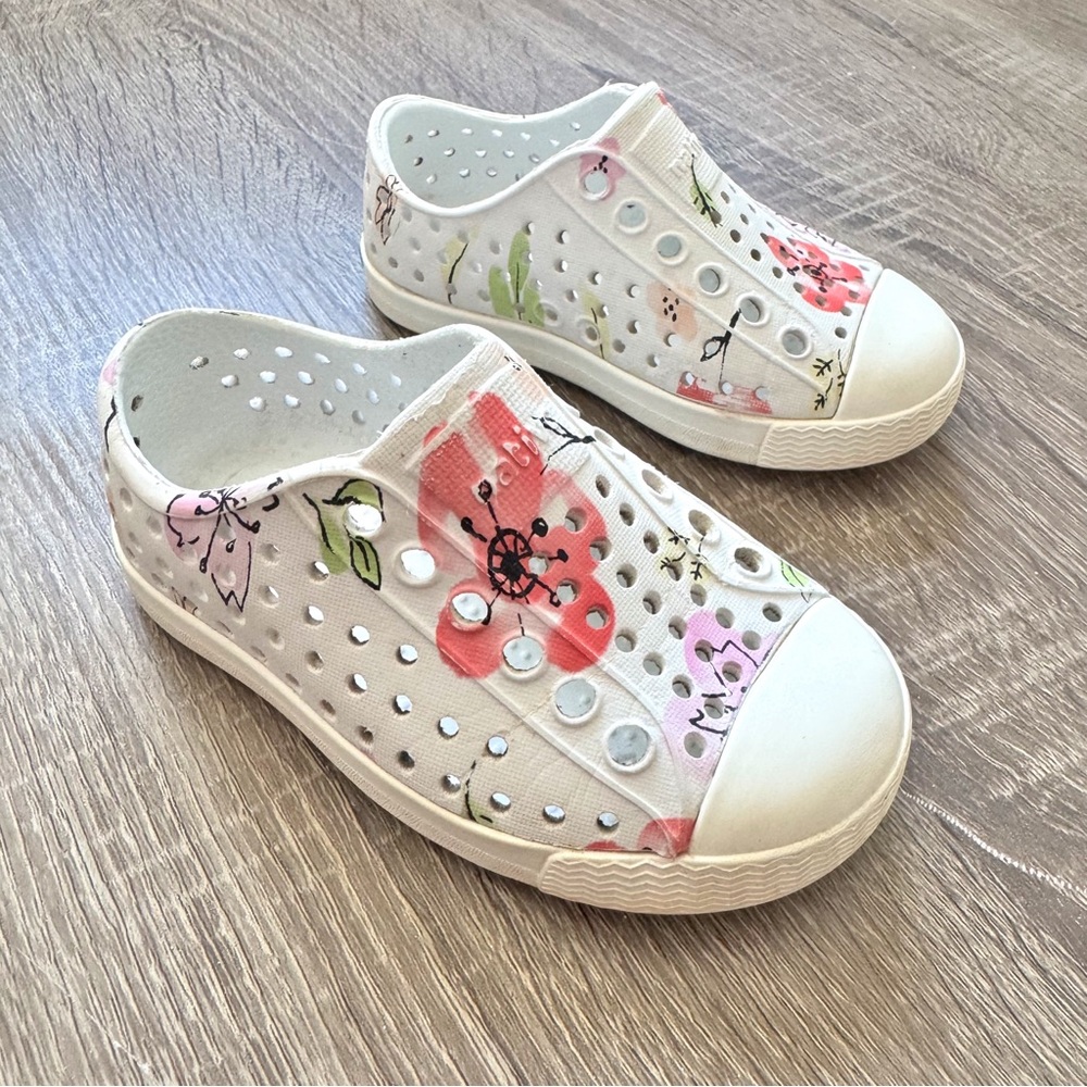 Native Jefferson Kids Shoes Floral Infant Toddler Girl 5